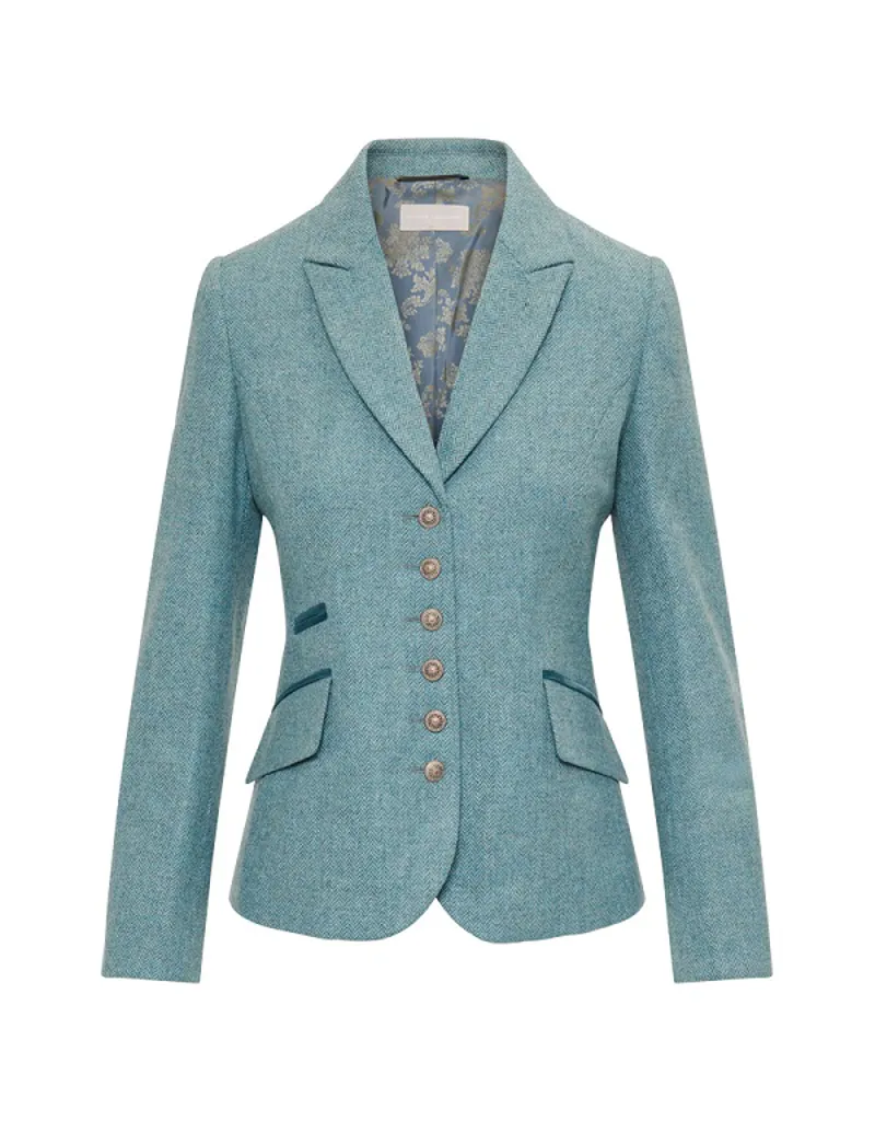 Anna Lascata Womens Livia Jacket Sea Breeze